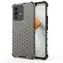 Hurtel Honeycomb Case czarny / Etui / Vivo V23 5G / Wzór plastra miodu / Oprawka żelowa