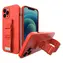 Etui Hurtel z paskiem na szyję do Samsung Galaxy A12 czerwone / Etui / Żelowe TPU
