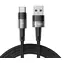 Tech-Protect UltraBoost szary / USB-C - kabel USB-C / 66 W / 6 A / 2 m