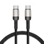 Tech-Protect UltraBoost Evo tytanowy / Kabel USB-C - USB-C / PD 100W / 5A / 1 m