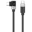 Orico CW240 czarny / Kabel USB-C do USB-C / złącze zagięte / PD 240 W / 1 m