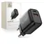 Tech-Protect NCA45W-GAN czarny / Ładowarka / GaN / USB-C, USB-A / 45 W