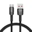 Tech-Protect UltraBoost Evo czarny / Kabel ładujący / USB-C - USB-A / 100 W / 5 A / 1 m