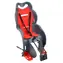 RULYT HAWAJ szaro-czerwony / Fotelik rowerowy dla dziecka / na ramę / nośność 22 kg / do rowerów 24-28"