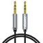 Choetech AUX002 czarny / Kabel audio / Jack 3,5 mm - Jack 3,5 mm / 1,2 m