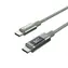 Choetech XCC-1068 zielony / kabel USB-C (M) - USB-C (M) / PD 60W / wyświetlacz ze wskaźnikiem zasilania / 1,2 m