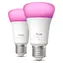 Philips Hue WCA E27 A60 2 szt. / Inteligentna żarówka LED / 810 lm / Bluetooth/Zigbee / ściemnialna