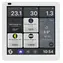 Shelly Wall Display X1i srebrny / Panel ścienny dotykowy z przekaźnikiem / WiFi / Bluetooth