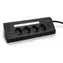 Stacja ładująca Huslog 15W czarna / 4X gniazdo / 2x USB-C / 2x USB-A / Lampa LED