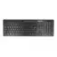 DeLock czarny / Klawiatura / Bezprzewodowa 2.4 GHz / QWERTZ / DE / Cicha
