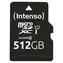 INTENSO UHS-I Performance 512 GB / karta pamięci microSDXC / UHS-I U1 / klasa 10 / odczyt 90 MB/s / z adapterem SD