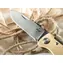 Boker Atlas Brass / Scyzoryk / ostrze 7 cm / rękojeść mosiężna / stal Sandvik 12C27