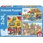 Puzzle Schmidt Policja, strażacy, ratownicy / 3x24 elementy / 26,3 x 17,8 cm