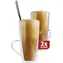 Maxxo Frappé / Szkło termo / Podwójne szkło borokrzemowe / 320 ml / 2 szt