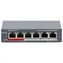 HIKVISION DS-3E1106P-EI/M / Przełącznik / SMART / 4X 100 Mb/s PoE / 2x 100 Mb/s łącze w górę / Super PoE 45 W