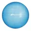 Spokey FITBALL T transparentna niebieska 65 cm / Piłka gimnastyczna / pompka w opakowaniu