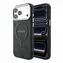 Guess PU Leather 4G Gold Frame Embossed Black / Tylna obudowa / MagSafe / Apple iPhone 18 Pro Max