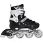 Łyżworolki NILS EXTREME 4w1 NH10905 czarno-białe, rozmiar 39-42 / Wymienna płytka / Regulowane