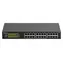 Netgear GS324P czarny / Przełącznik / 24x Gigabit Ethernet / PoE+ / Niezarządzany / 210 W