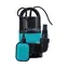 Pompa ogrodowa RULYT 400W niebiesko-zielona / Pompa zanurzeniowa / 7500 l/h / wypływ 5 m / kabel 5 m