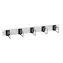 EFB 699980.1 szary / Panel montażowy / 19" / 1U / 5x wspornik stalowy 75 mm