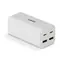 Ładowarka Lindy GaN 100W biała / Ładowarka sieciowa / 2x USB-C / 2x USB-A / PD 3.0 / GaN