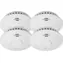 Brennenstuhl RM L 3101 SET 4pcs / Czujnik dymu / połączenie bezprzewodowe / syrena 85 dB / bateria 3V CR17450
