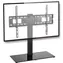 Schwaiger stojak stołowy pod telewizor czarny / stojak pod telewizor / 37" - 70" / VESA 200x200-600x400 / maks. 40 kg / obrotowy