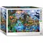 EUROGRAPHICS Puzzle Zwierzęta świata / 5000 elementów / 152,4 x 101,6 cm