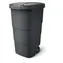 Kosz na śmieci Wheeler Prosperplast 110 l antracyt / Plastik / H 85,2 × W 49,6 cm