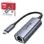 Unitek U1323A szary / Karta sieciowa / USB-C / RJ-45 / 1000 Mbit/s