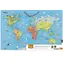 VIGA Puzzle Mapa świata z planszą / 72 x 46 cm / język Czechy / od 3 lat