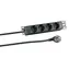 EFB EK631DE.10 czarny / PDU / 10" 1U / 4X CEE 7/3 / 16 A