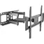 Schwaiger LWHD7050 513 czarny / uchwyt ścienny do telewizora / VESA max 600x400 mm / pochylenie od -20° do 10° / nośność 50 kg