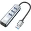Techly iDATA USB 3.0 - RJ45 / Adapter / USB 3.2 Gen 1 / RJ-45 Ethernet / obudowa aluminiowa
