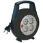 Brennenstuhl Vario-Line black / Cable drum / 4 sockets / 5 m / 3000 W