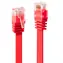 Lindy Flachband czerwony / kabel krosowy / Cat6 U/UTP / płaski / 3 m