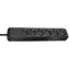 Brennenstuhl Eco-Line czarny / Przedłużacz / 6 gniazd / 1,5 m / 3500 W / IP20