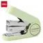 Zszywacz DELI LonGreen Easy limonkowy / Mini / 25 arkuszy / 24/6 i 26/6 / 50 zszywek / plastik z recyklingu