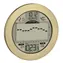 TFA METEOMAR 35.1124.53 złoty / Stacja pogodowa / barometr / temperatura i wilgotność / zegar sterowany radiowo / rozszerzalny
