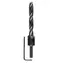 BOSCH 2608596397 / Wiertło do drewna z pogłębiaczem /  12 mm / pogłębiacz stożkowy  20 mm / zestaw 3 sztuk