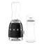 SMEG PBF01BLEU czarny / Blender do smoothie / 300 W / 0,6 l / 2 prędkości