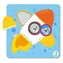 DODO Puzzle Rocket / 5 elementów