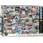 EUROGRAPHICS Puzzle Globetrotter / 2000 elementów / 99,7 x 67,6 cm
