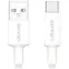 USAMS U90 biały / Kabel / USB-A - USB-C / 3A / 1 m