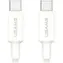 USAMS U90 biały / Kabel / USB-C (M) - USB-C (M) / 60 W / 1 m