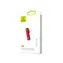 USAMS SJ276 AU07 2w1 czerwony / Adapter / Lightning + gniazdo 3,5 mm / Ładowanie i dźwięk