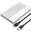 Rama zewnętrzna do dysku SSD/HDD 2,5" srebrna / Rama / SATA / USB 3.0 / 5 Gb/s / do 2TB