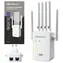 Wzmacniacz sygnału WiFi / Repeater i punkt dostępowy / 300 Mb/s / 6 anten / 2x RJ45