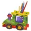 ARTLOVER Puzzle 3D Pojemnik na ołówki Samochód / Sklejka / Z kredkami i naklejkami